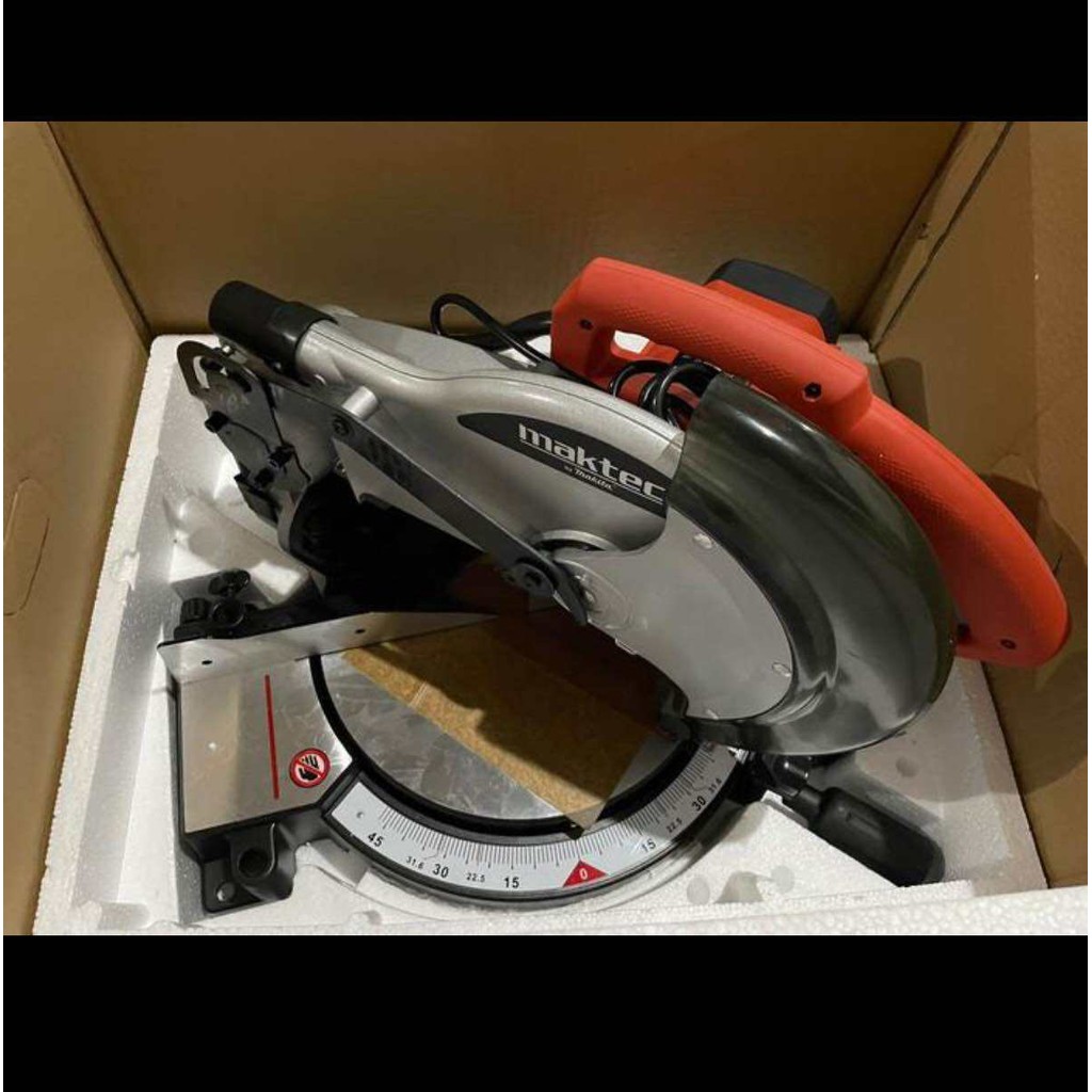 

Mitersaw maktec mt230 mesin gergaji pemotong aluminium