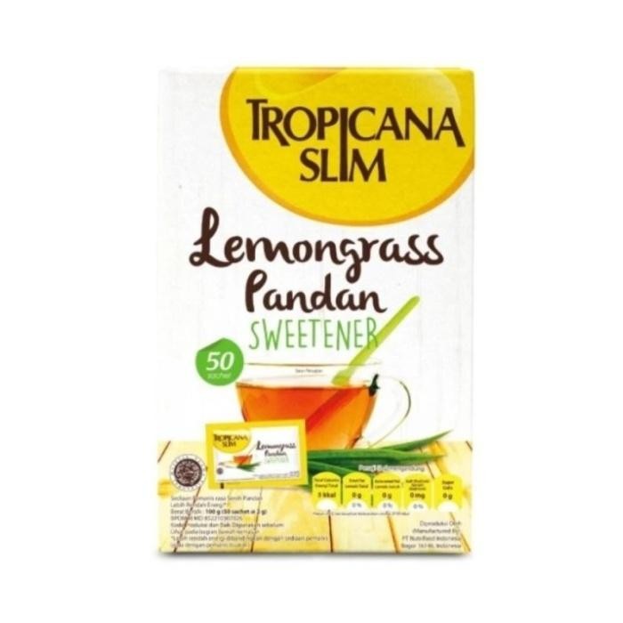 

Tropicana Slim Sweetener With Lemongrass Pandan Gula ( 50 Sachets )