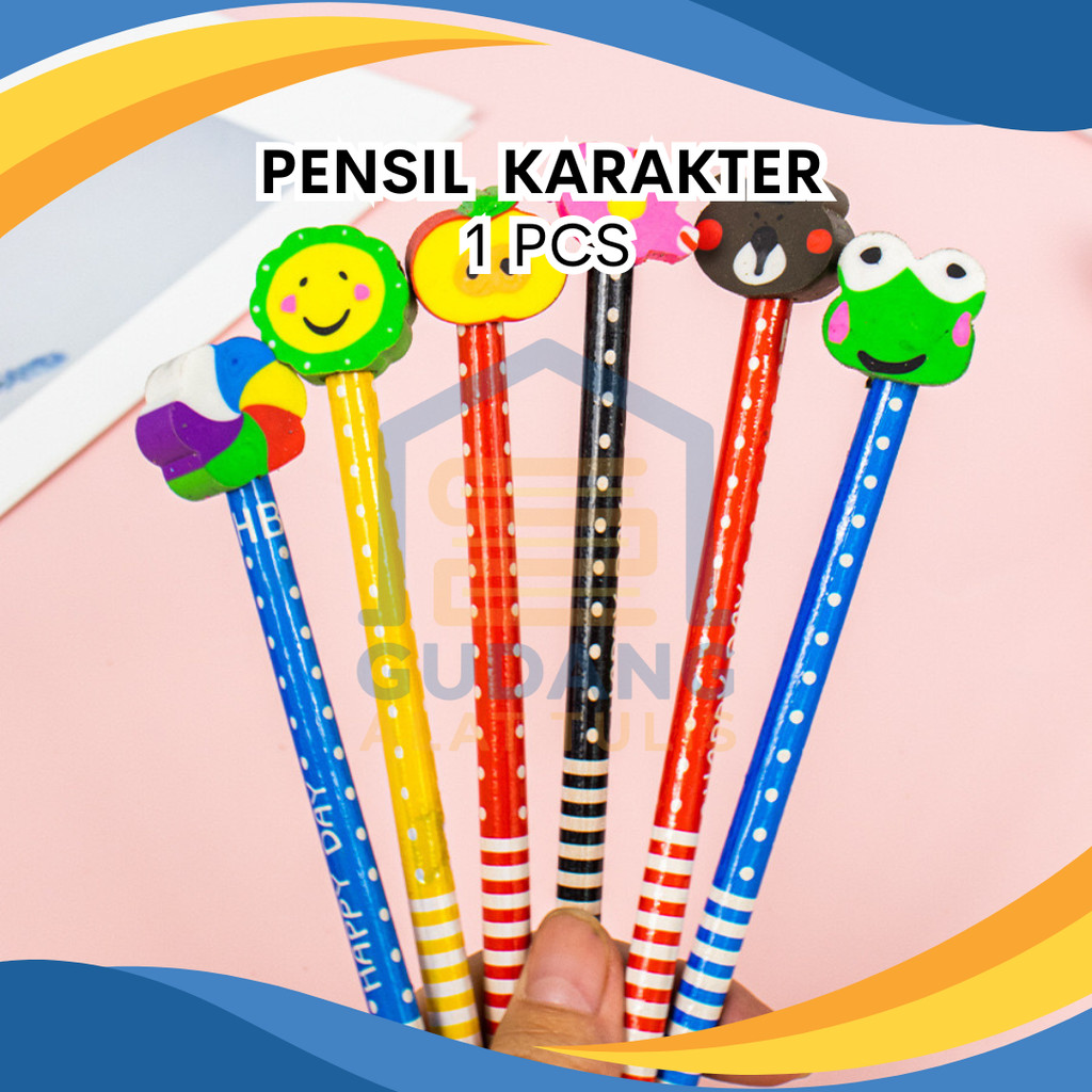 

PENSIL CORAK KEPALA STIP WARNA WARNI HARGA PER PCS