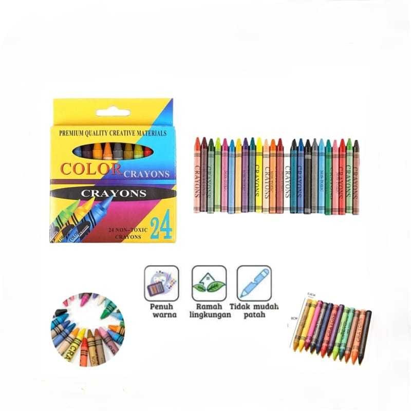 

KRAYON WARNA MURAH / CRAYON WARNA / PENSIL ANAK WARNA / CRAYONS COLOR PREMIUM A1B2C3