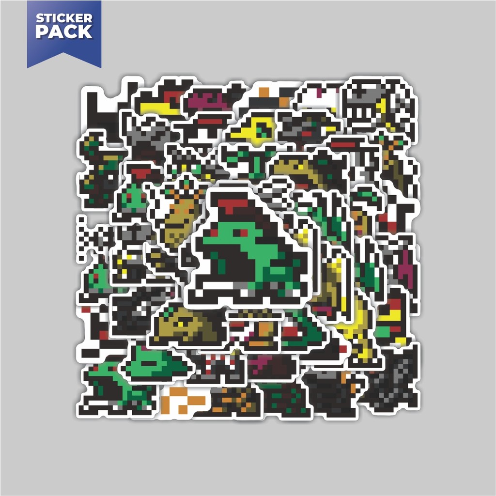 

[100PCS]Stiker Pack Stiker Pixel Digimon V31 Aesthetic Vinyl Anti Air Dekorasi Sticker Laptop Buku Journal Koper Helm Casing HP Gitar Helm Skateboard