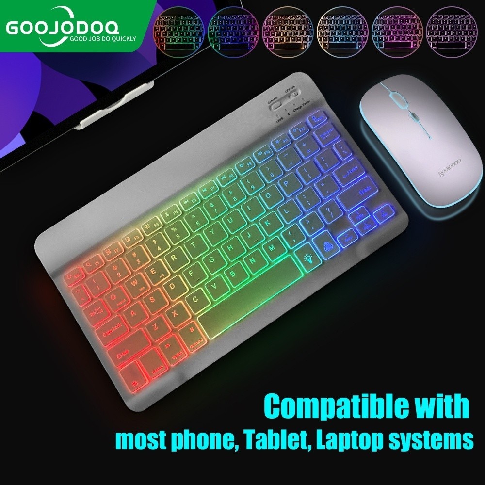 Keyboard Ipad Keyboard wireless tablet RGB / Wireless keyboar  tablet ipad 10 Inch Backlit Backlight