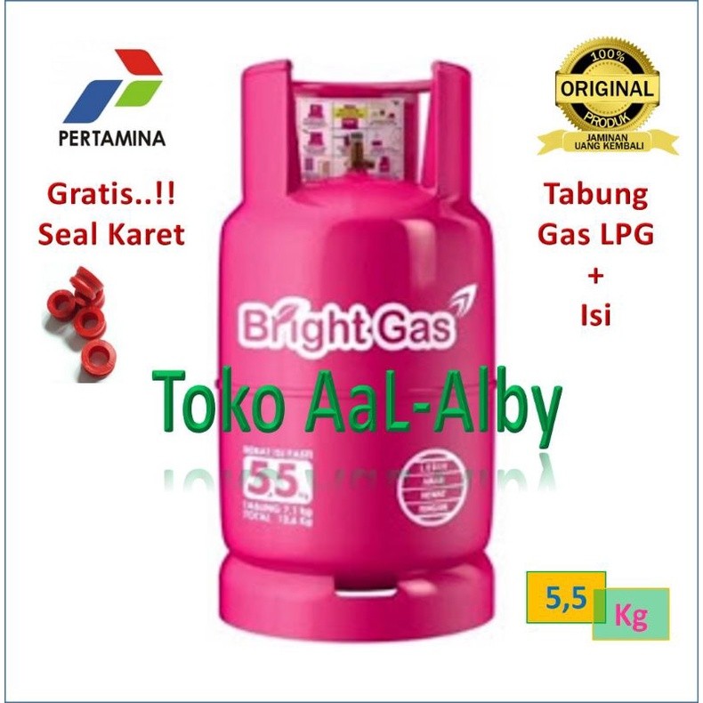 Bright Gas LPG/Elpiji 5,5kg TERLARIS