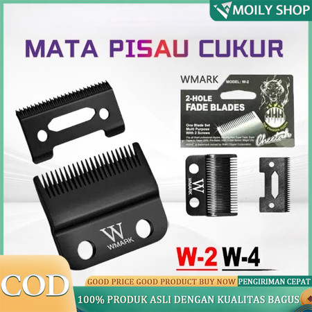 MATA PISAU WMARK W-13 bisa Untuk WAHL ANDIS BLADES W13 CARBON/Wmark Clipper Taper Blade Mata Pisau P