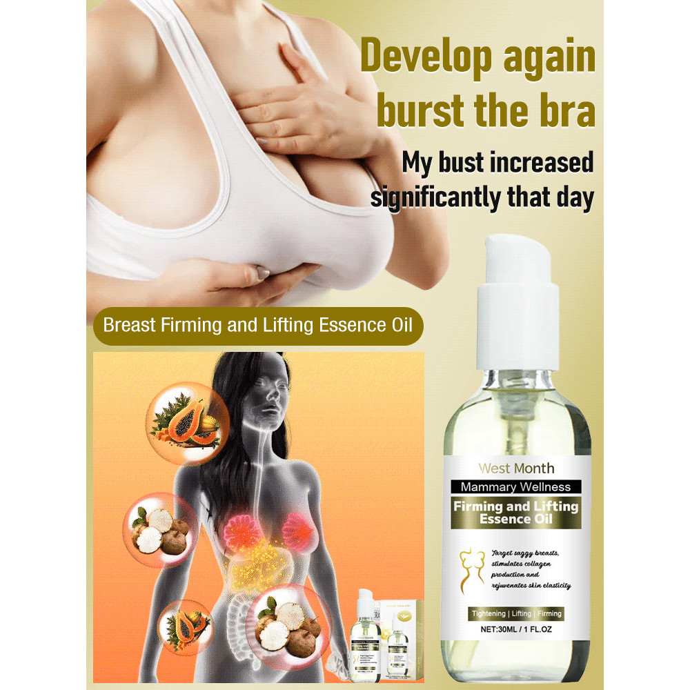 Soft Moisturizing Body Oil Essential Oil Massage Breast Firming Nourishing Repairing Body Oil