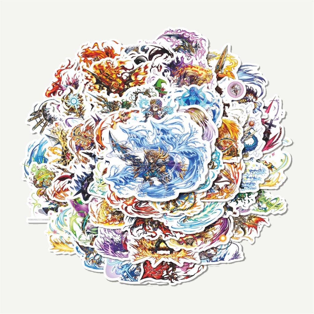 

Sticker Pack Stiker Game Series Brave Frontier Karakter Mix 7 | Sticker TUMBLR | Stiker LAPTOP KOPER HELM