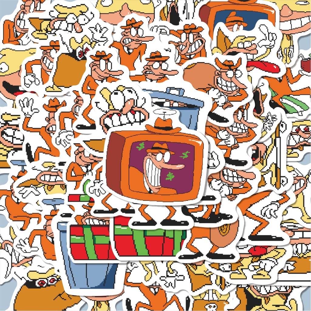 

100PCS Lucu Stiker Pizza Tower V26 Stiker Aesthetic Stiker Anti Air Stikers Berperekat Waterproof sticker decal buat Motor Helm Buku Journal Koper Casing HP Laptop Botol Minum Hadiah anak