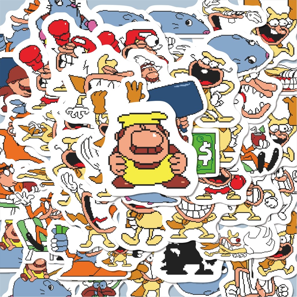 

100PCS Lucu Stiker Pizza Tower V34 Stiker Aesthetic Stiker Anti Air Stikers Berperekat Waterproof sticker decal buat Motor Helm Buku Journal Koper Casing HP Laptop Botol Minum Hadiah anak