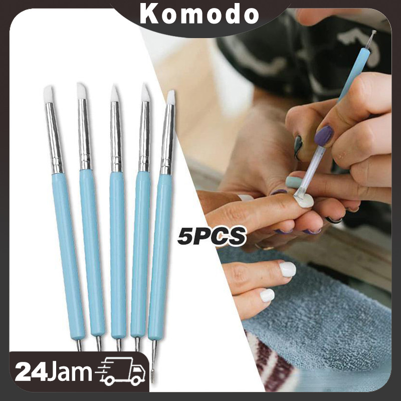 

Nail Art Tools 5PCS/diy Clay Kit/clay Tools/alat Alat Nail Art Lengkap/clay Tools Set/peralatan Nail Art