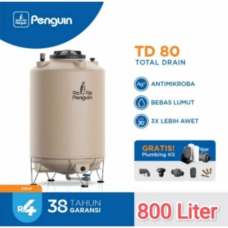 Tangki Air Toren Air PENGUIN Total Drain Tangki Air Total Drain TD 80