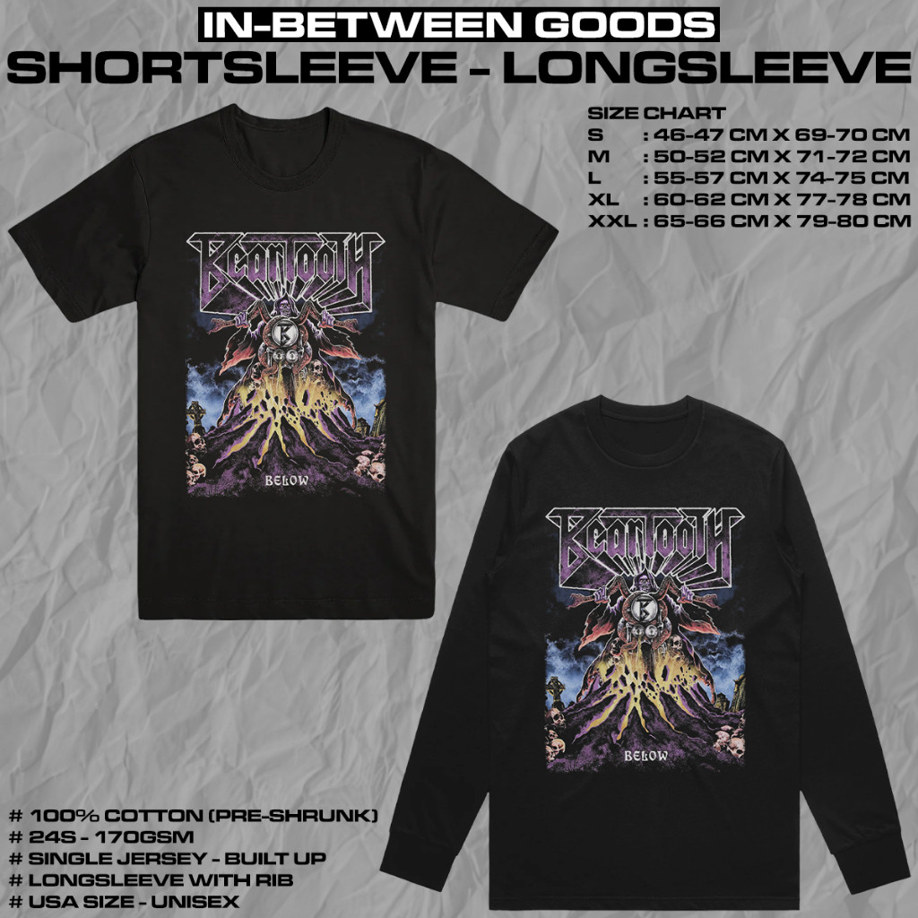 BEARTOOTH - BELOW | T-SHIRT | LONGSLEEVE | BAND MERCH