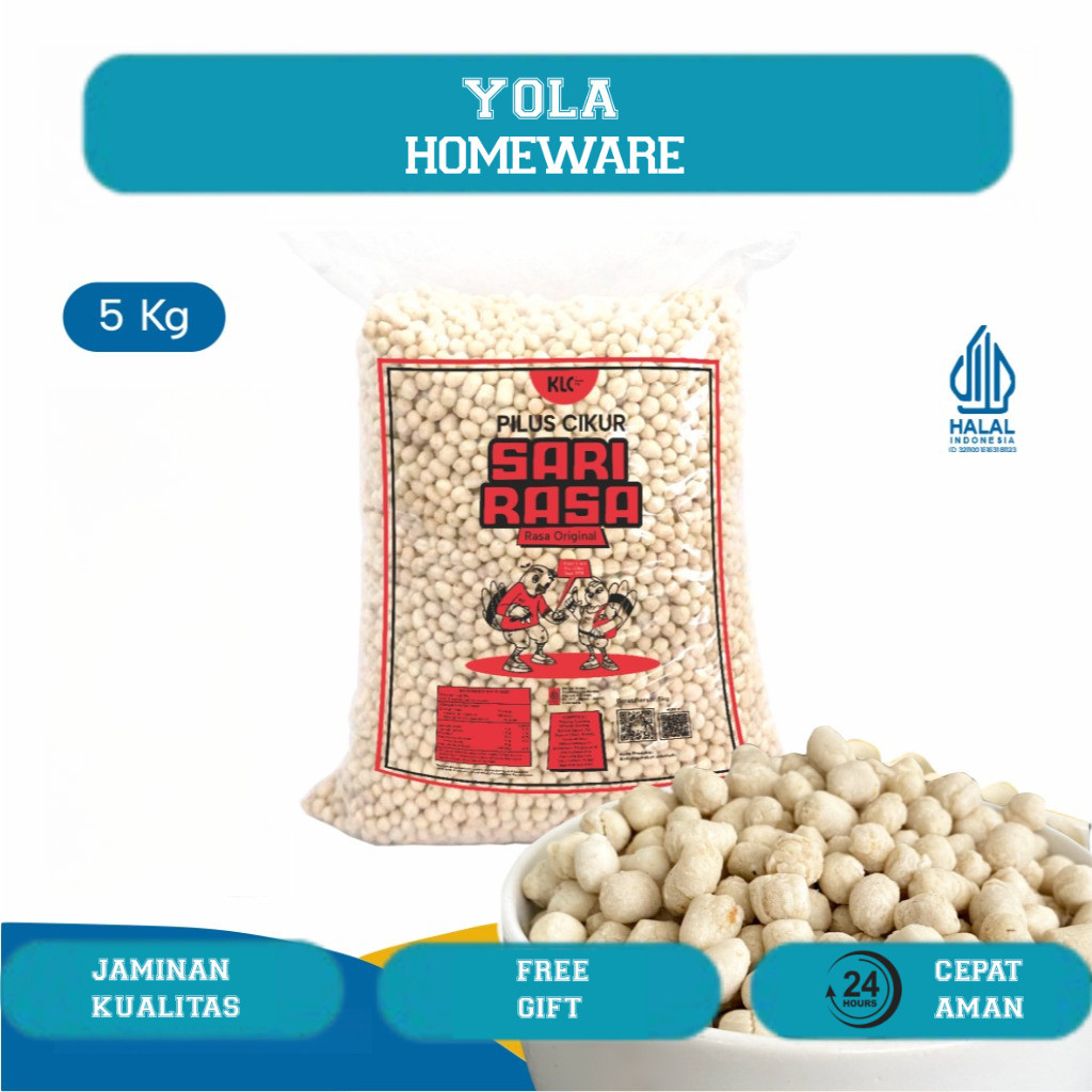 

Pilus Cikur / Kencur 5kg Sari Rasa KLC Food Co. Snack / Makanan Ringan Murah