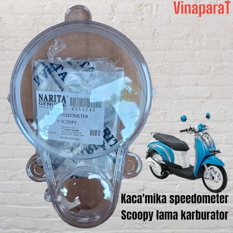 JAYAPART mika kaca speedometer kilometer honda scoopy karbu lama KYT 2010 - 2012