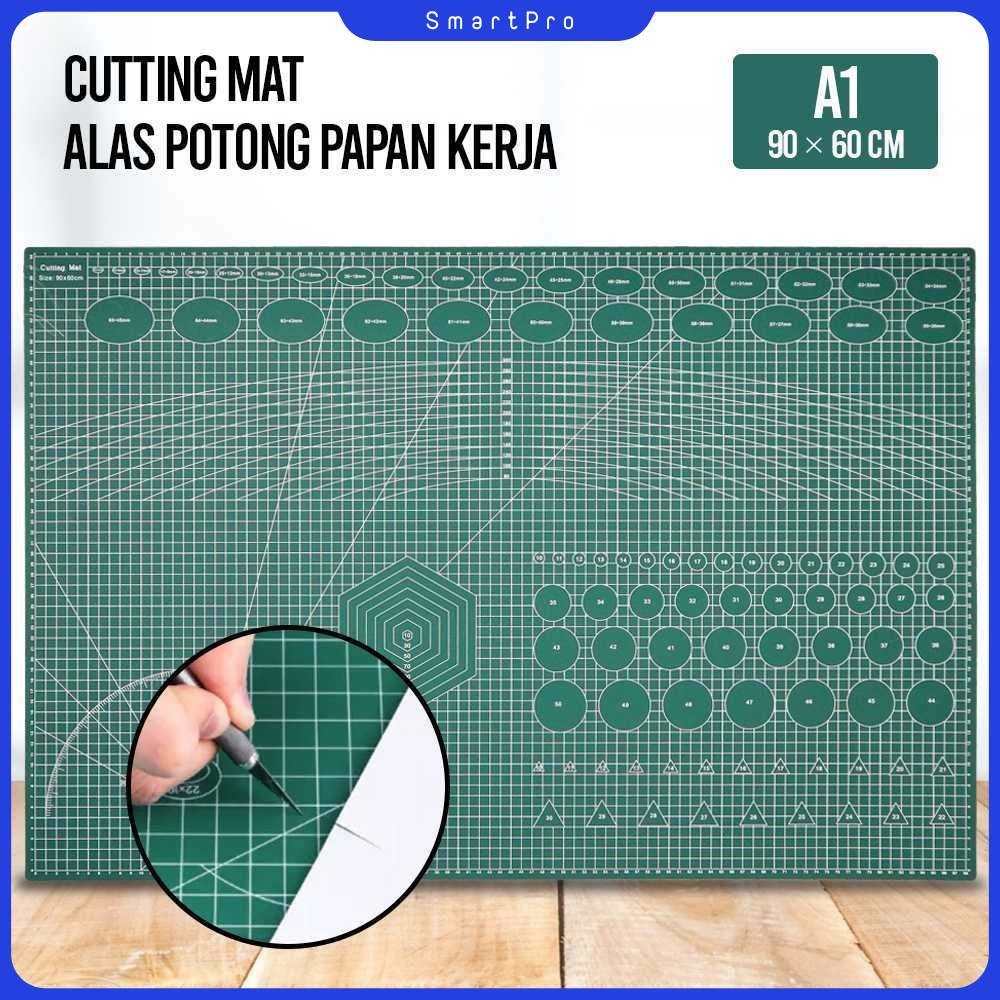 

Taffware Working Pad Cutting Mat Alas Potong Papan Kerja A1 90x60cm - QJ4