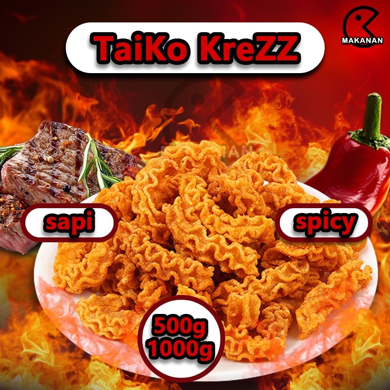 

New Cemilan Snack makanan Taiko Krezz Guripang 500g/1000g jajanan snack grosir termurah snack grosir murah lengkap cemilan murah gratis ongkir makanan ringan snack jajanan jajancemilan pedasPremium