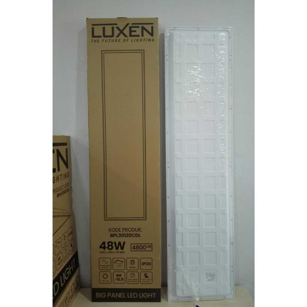 Lampu Downlight Panel Inbow 120 x 30 Slim 48 Watt Luxen