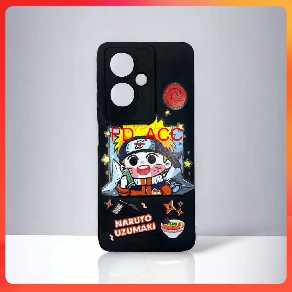 OPPO A57 2022 | A77 | A77S | A71 | A79 5G | A83 CASE SILICONE CASING CORAK MOTIF GAMBAR NARUTO ONE P