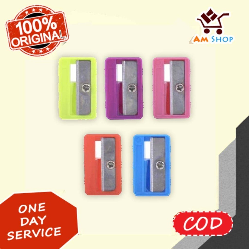 

Standard Colorful Sharpener Happy Pencil Isi 5 pcs / Set Mix Color ( Rautan / Peruncing Pensil )
