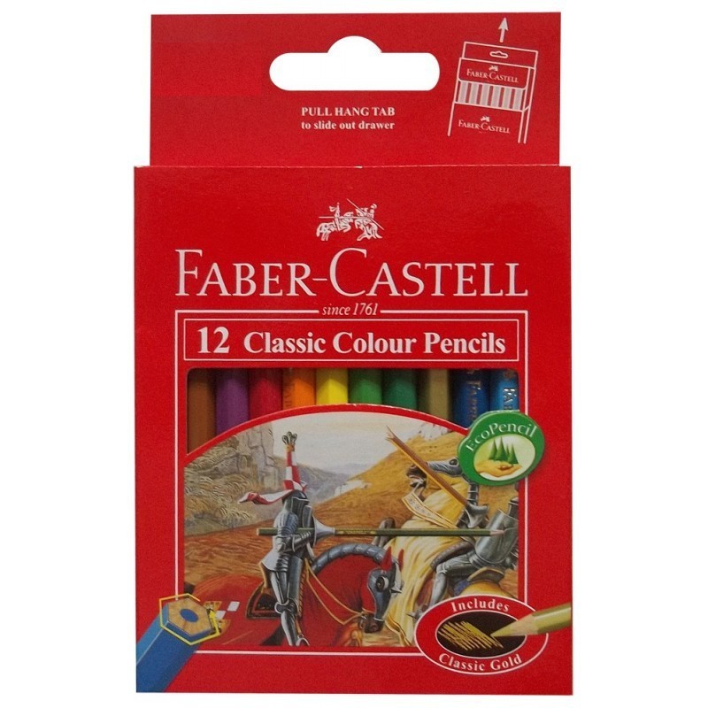 

PROMO - FABER CASTELL 12 CLASSIC COLOUR PENCILS 115851- BIGSELLER