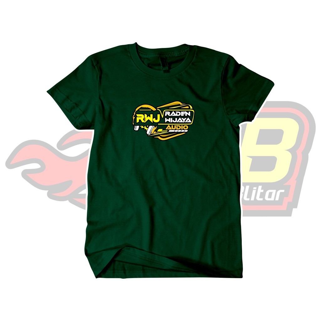 BEST QUALITY - Kaos RWJ Raden Wijaya Audio Kediri Katun Combed 