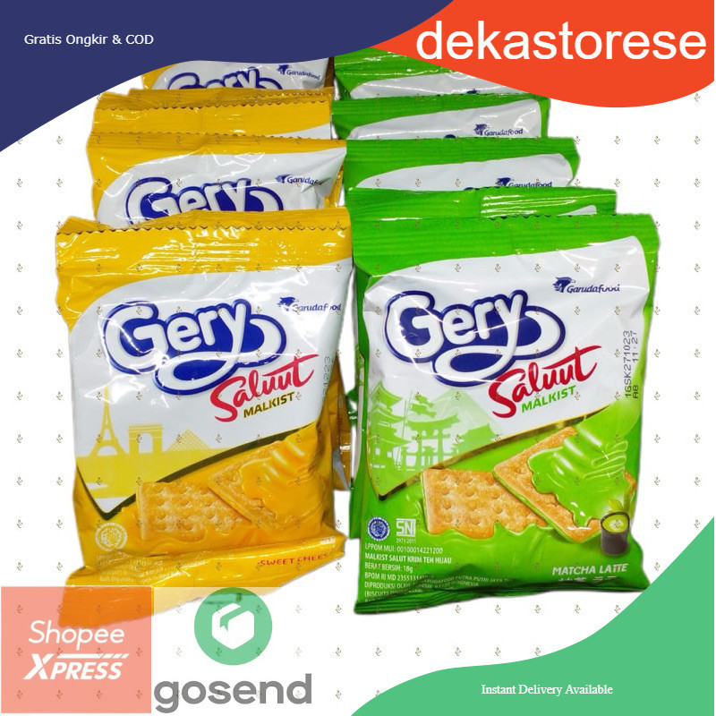 

Gery Saluut MALKIST kemasan sachet PACK ISI 10