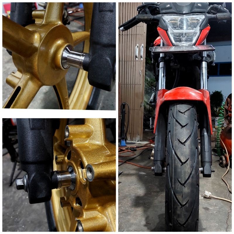 [promo] bosh tromol depan RCB / vnd mx king / v rossi mx king pnp CB 150 R NEW bahan stainles