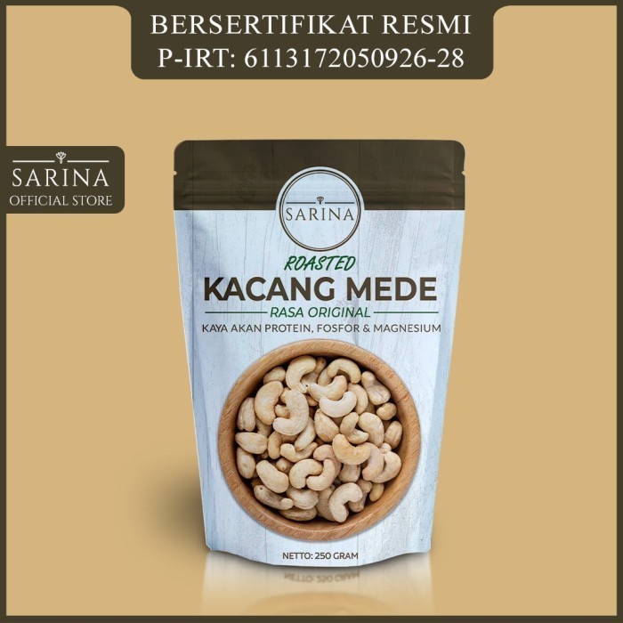 

Kacang mede panggang Premium Roasted Mete Premium - 250GRAM