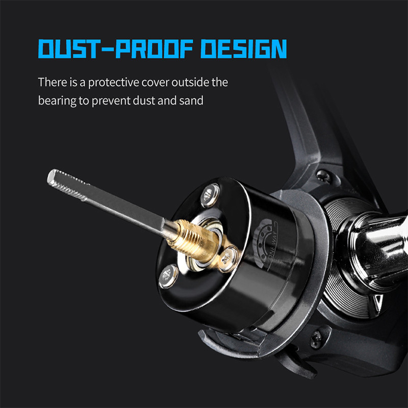 TERBARU HadiahCoralov Deukio Reel Pancing DA2000-7000 Ril Pancing Kuat Full Metal Reel Pancing