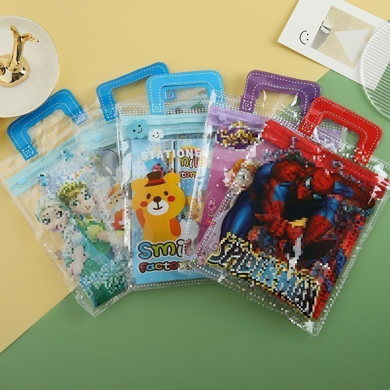 

ACEH.DYA 131119 Set Lucu Karakter Kartun Perlengkapan Sekolah Anak-Anak TK Souvenir Ulang Tahun Anak Alat Tulis Birthday Souvenir Hampers 6 IN 1