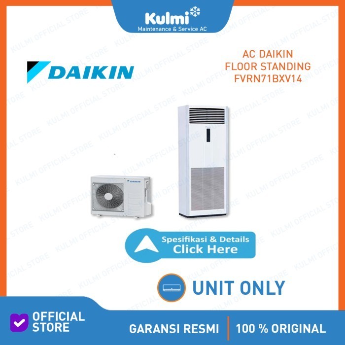 AC DAIKIN FLOOR STANDING 3PK (3 Phase) - Unit Only