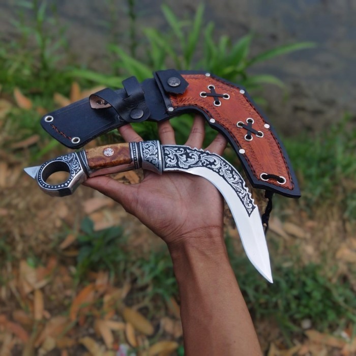 kerambit minang costume - kayu amboyna