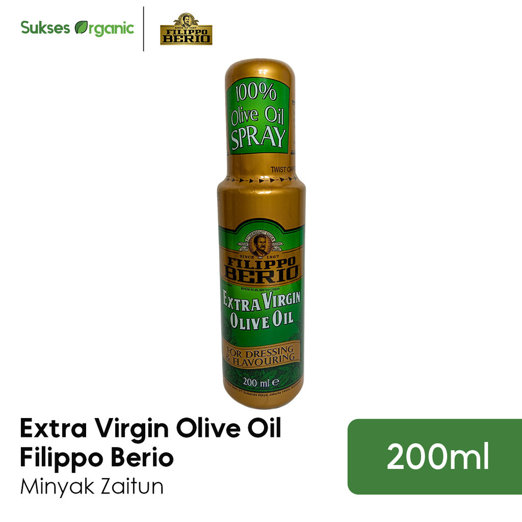 

Extra Virgin Olive Oil Spray (EVOO) Minyak Zaitun | 200ml | Filippo Berio