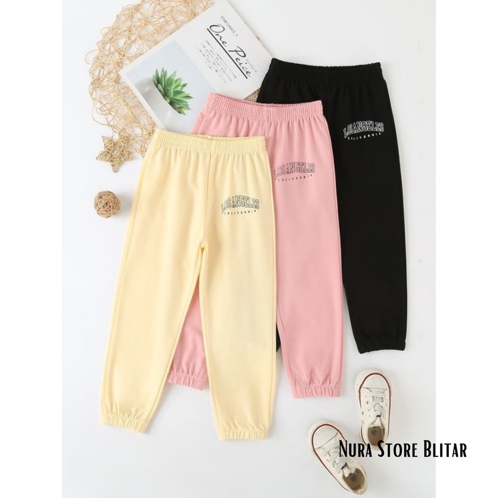 Celana Jogger Anak Cowok Cewek Usia 1 2 3 4 5 6 7 8 9 10 11 12 13 14 15 Tahun Thn Bulan Training Ola