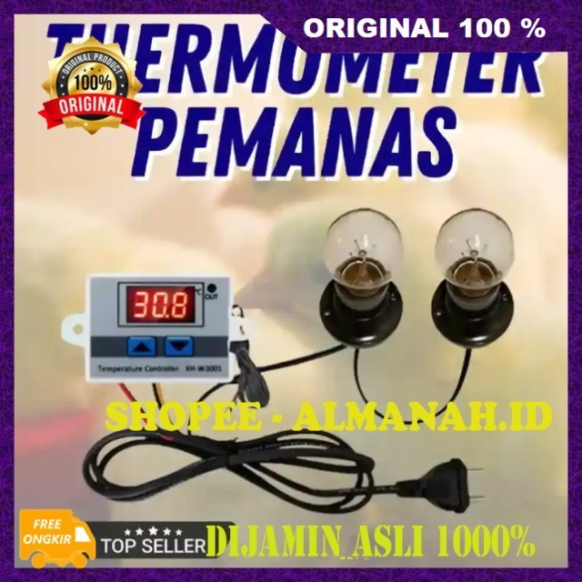 [BISA COD] Thermometer Pemanas Penetas Telur Pemanas Mesin Tetas Telur Otomatis ASLI