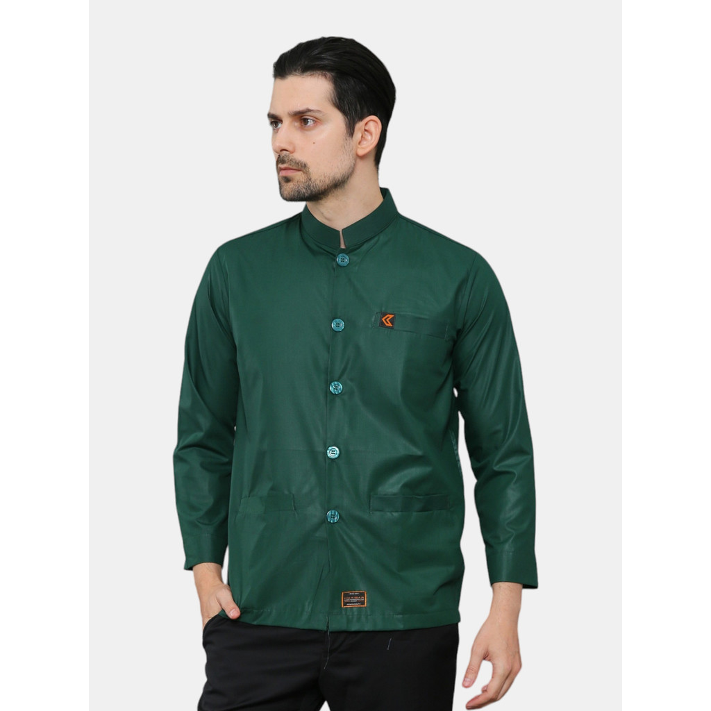 PREMIUM XXL & XXXL BAJU KOKO JUMBO DEWASA KHAIBAR HAIBAH POLOS PREMIUM BAJU KOKO PUTIH POLOS LENGAN 