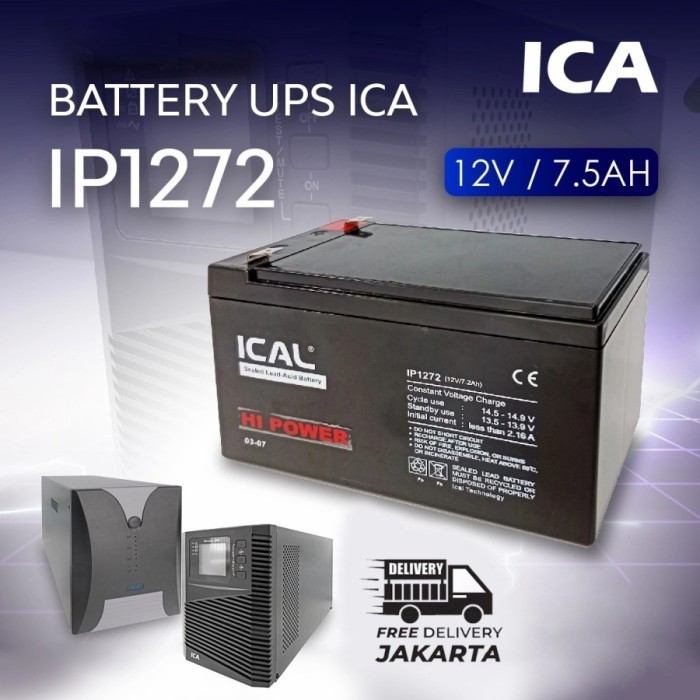 BATTERY AKI KERING ICAL UPS ICA APC PROLINK ICAL IP1272 12V 7.2AH