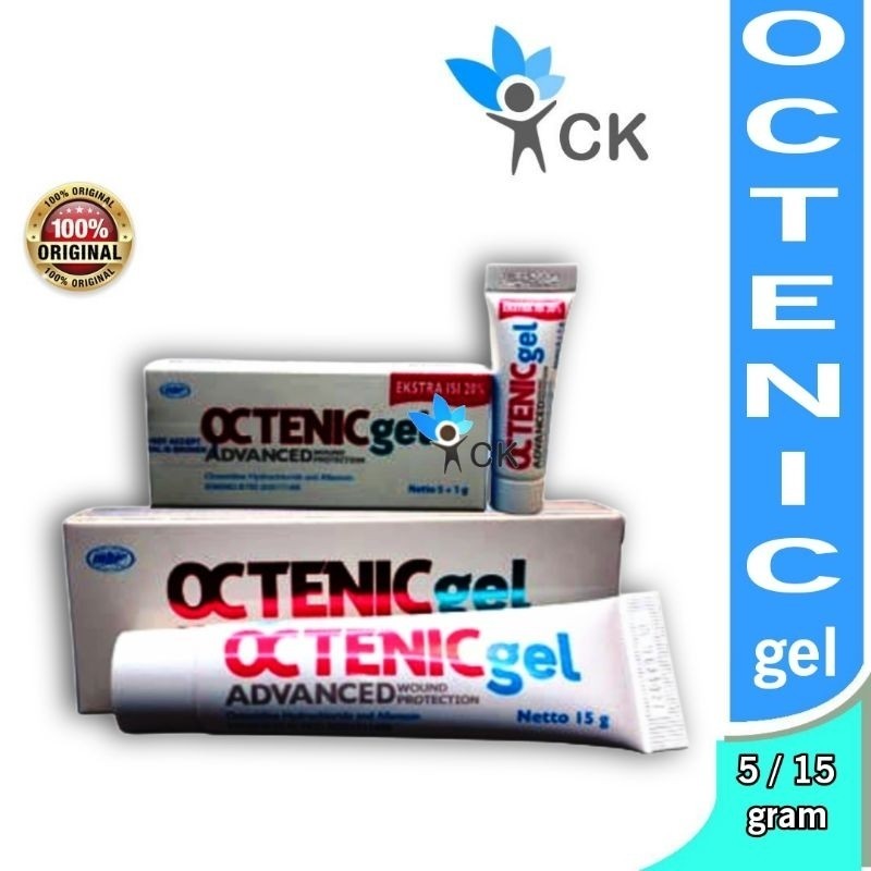 OCTENIC GEL 5 / 15 gram - salep antiseptik tanpa rasa nyeri