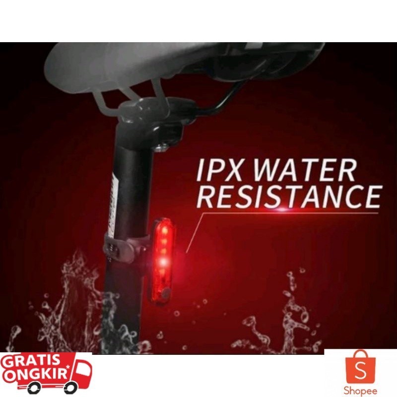 Lampu USB Sepeda Lampu LED USB Charging Lampu Sepeda