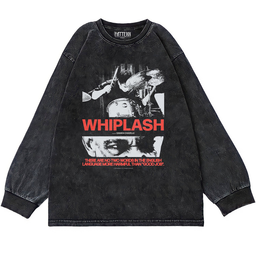 KAOS OVERSIZE | OVERSIZE LONGSLEEVE | T-SHIRT OVERSIZE | WASHING | KAOS FILM WHIPLASH MOVIE #1