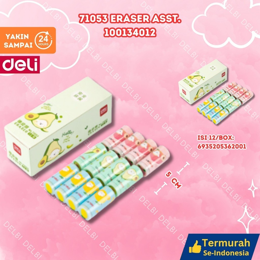 

FYGALERY DELI048 Deli Eraser 71053 ERASER ASST
