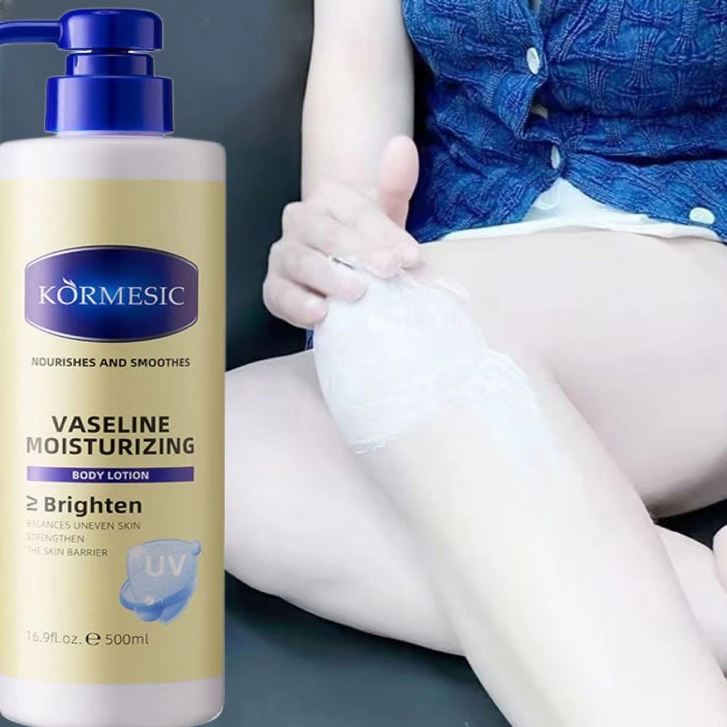 Ay00 500ML Vaseline Body lotion Niacinamide pemutih Lotion pemutih badan Hand body pemutih vaseline