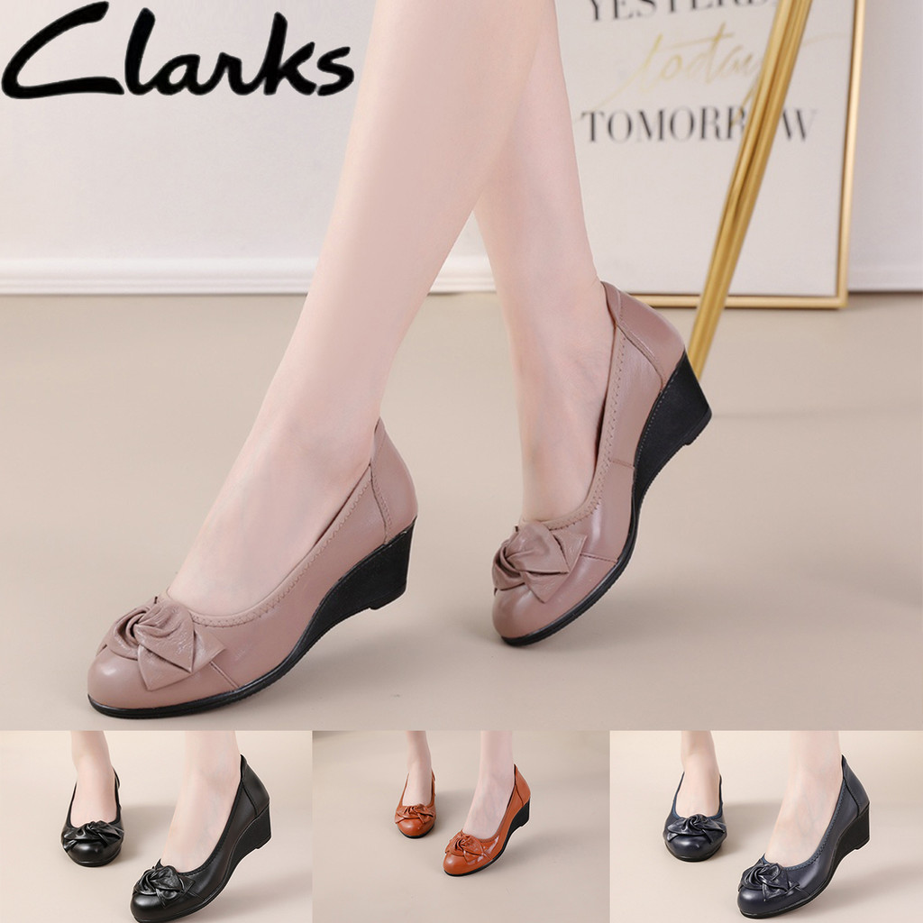 Sepatu Clarks new pita woman  / clarks wanita kulit asli /Sepatu Wanita melati