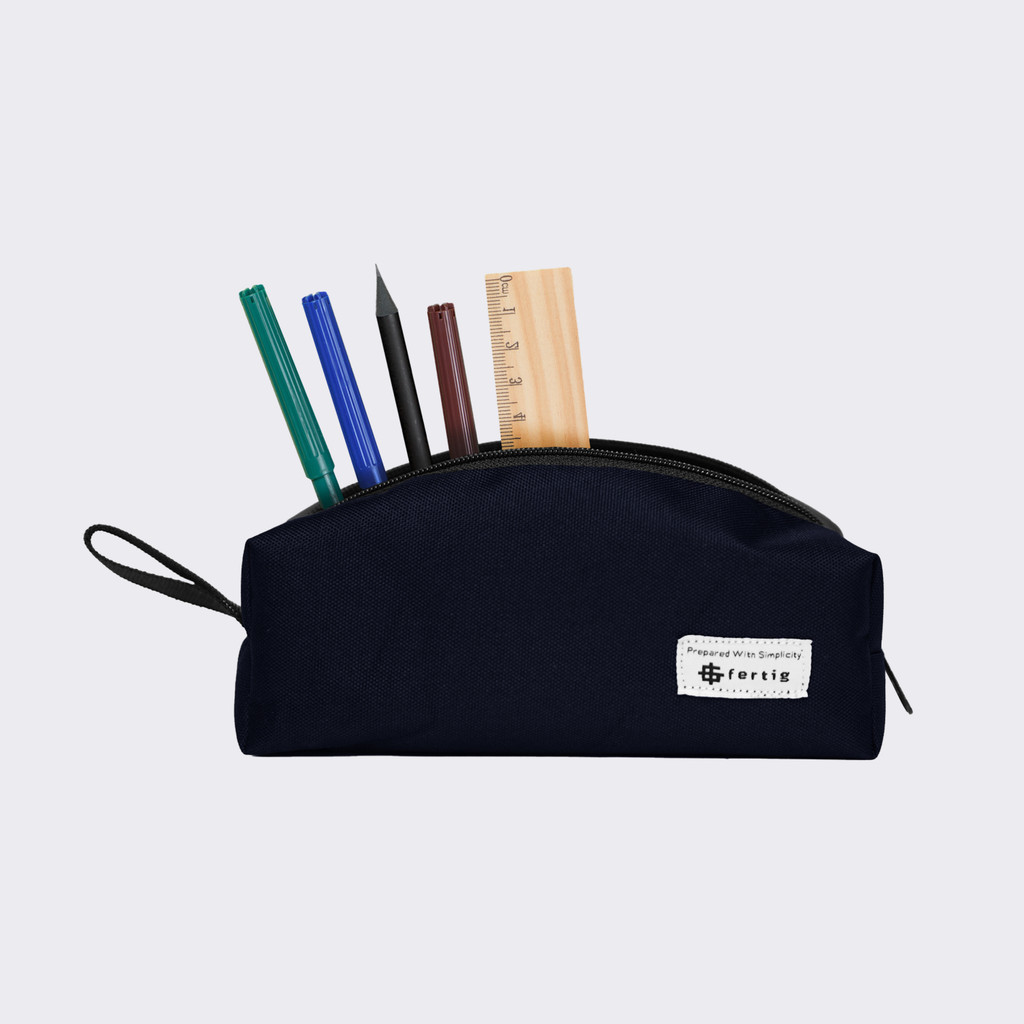 

Fertig - Melbi Navy - Pencil Case - Tempat Kotak Pensil - Cocok Untuk Perlengkapan Sekolah/Kantor