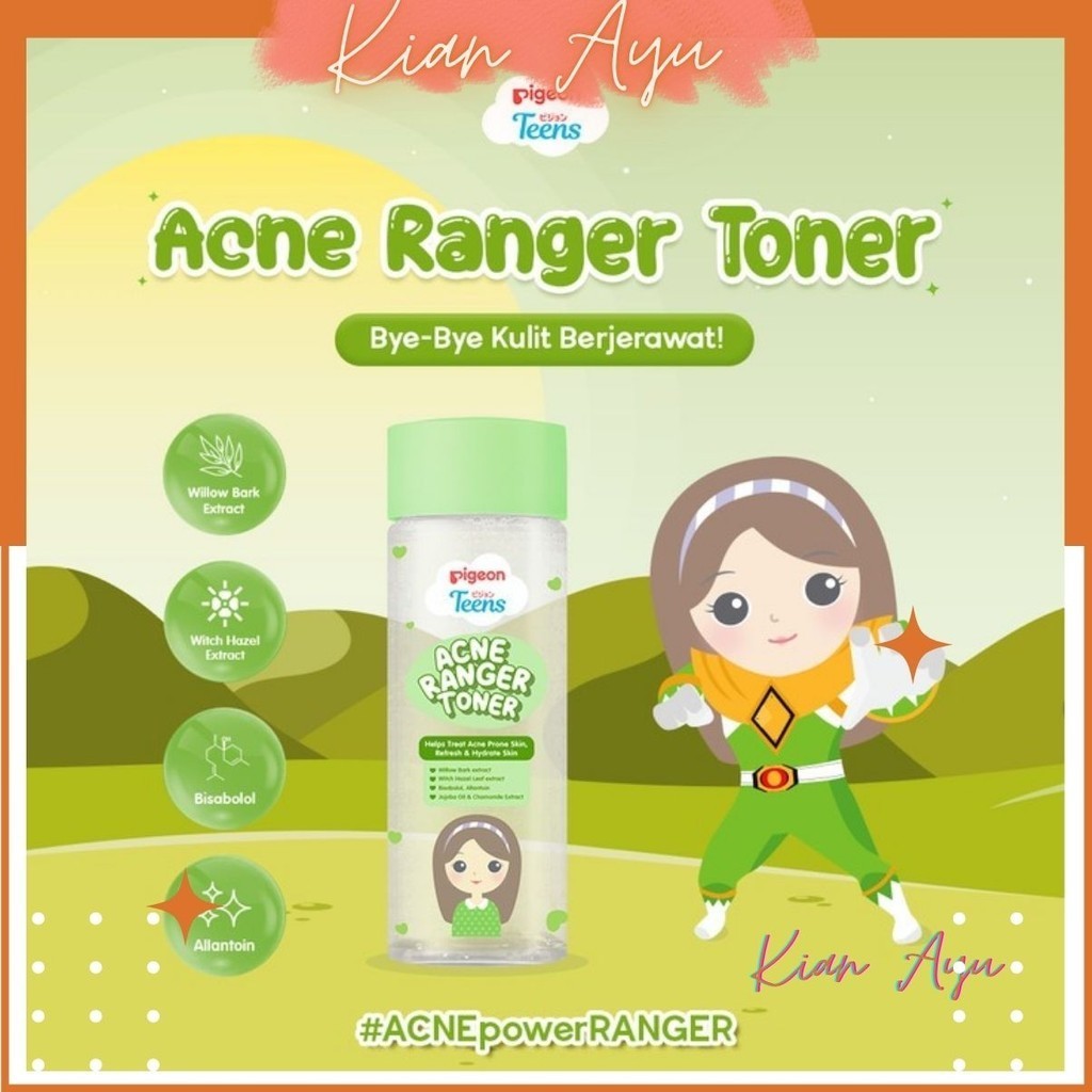 KianAyu* Pigeon Teens Acne Ranger Toner 100ml