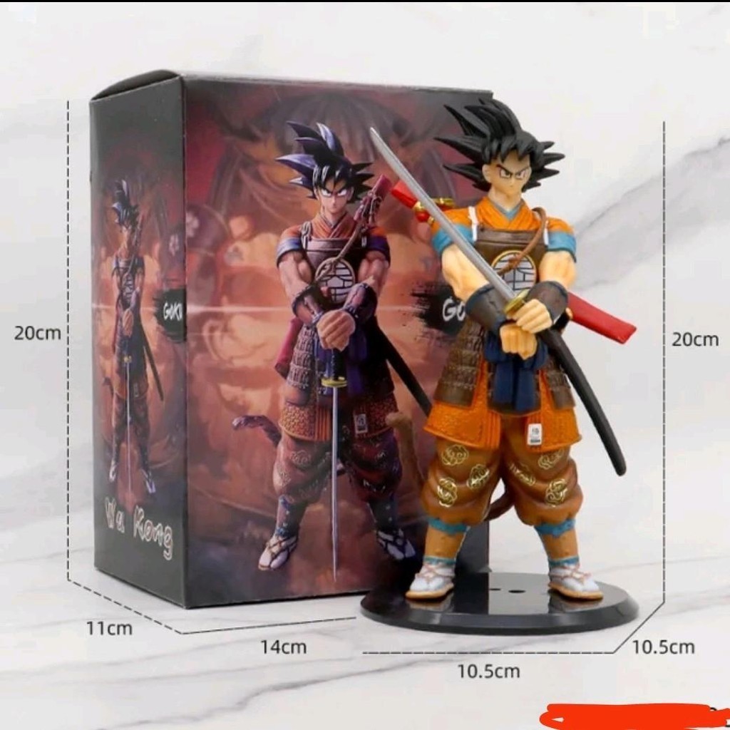 Action Figure Son Goku Samurai Broly Samurai Pose Dragon Ball