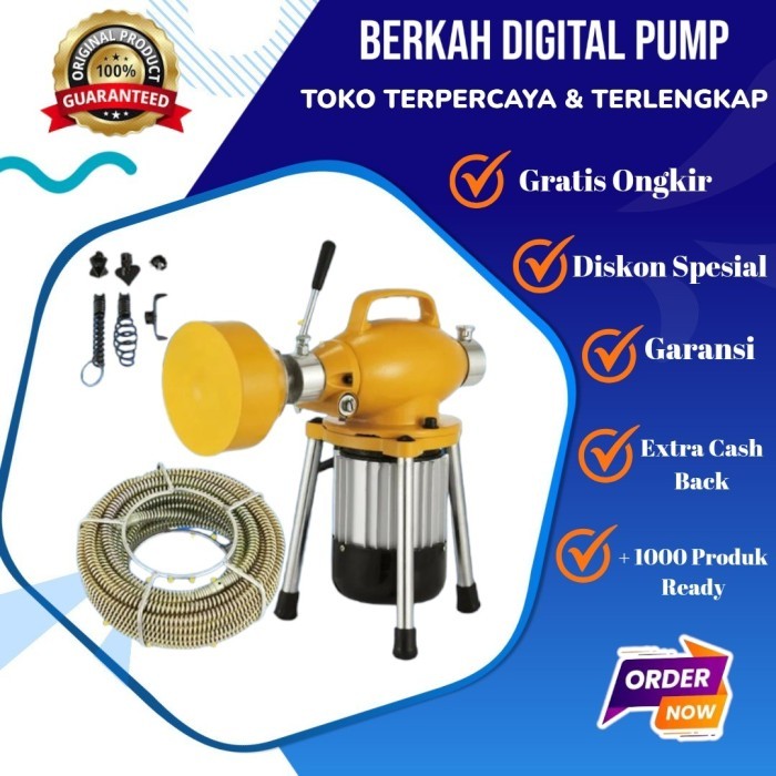 Solusi Saluran Mampet Mesin Bor Ridgid Drain Cleaner Pembersiih