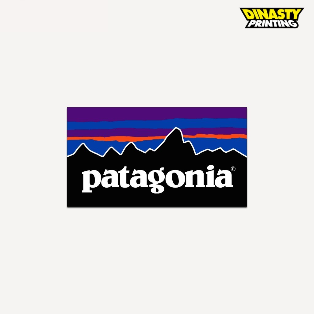 

STICKER PRINT CUT PATAGONIA | STIKER BRAND HIASAN HELM MOTOR CASE HP HITAR GLOSSY SUDAH TERPOTONG