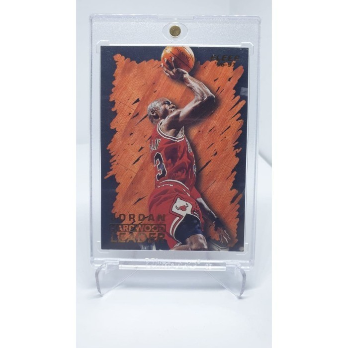 ORIGINAL kartu basket 1996 Michael Jordan Hardwood BULLS -VERY RARE