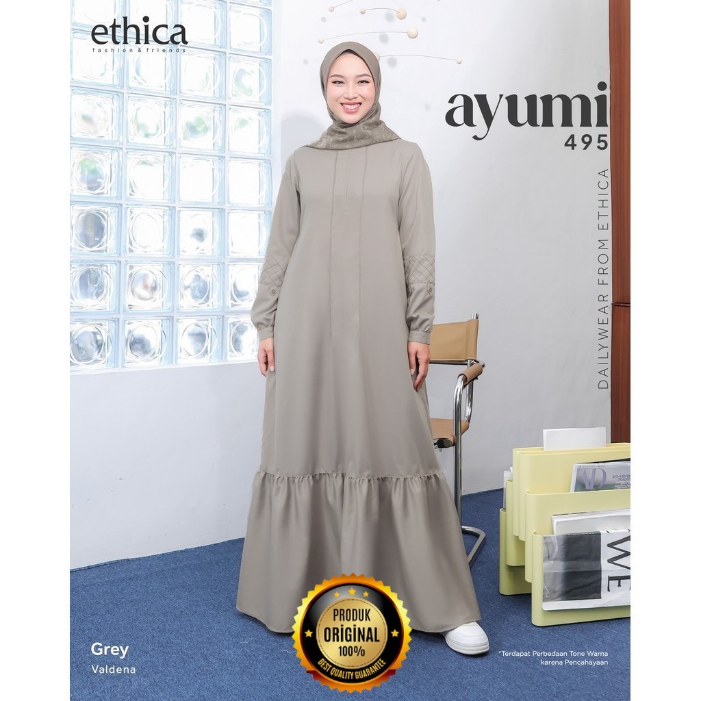 Thanaya Collection - Gamis Wanita Dewasa Premium Terbaru Ayumi 495 by Ethica