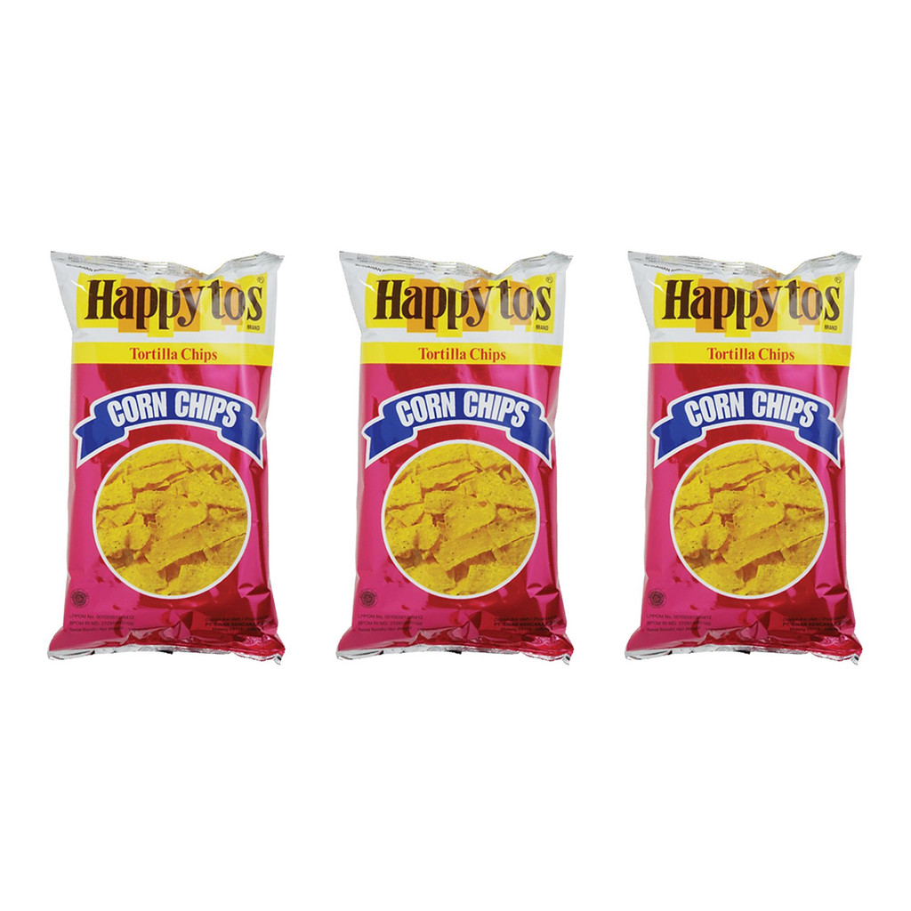 

Happy Tos Tortilla Chips Merah 140 gram